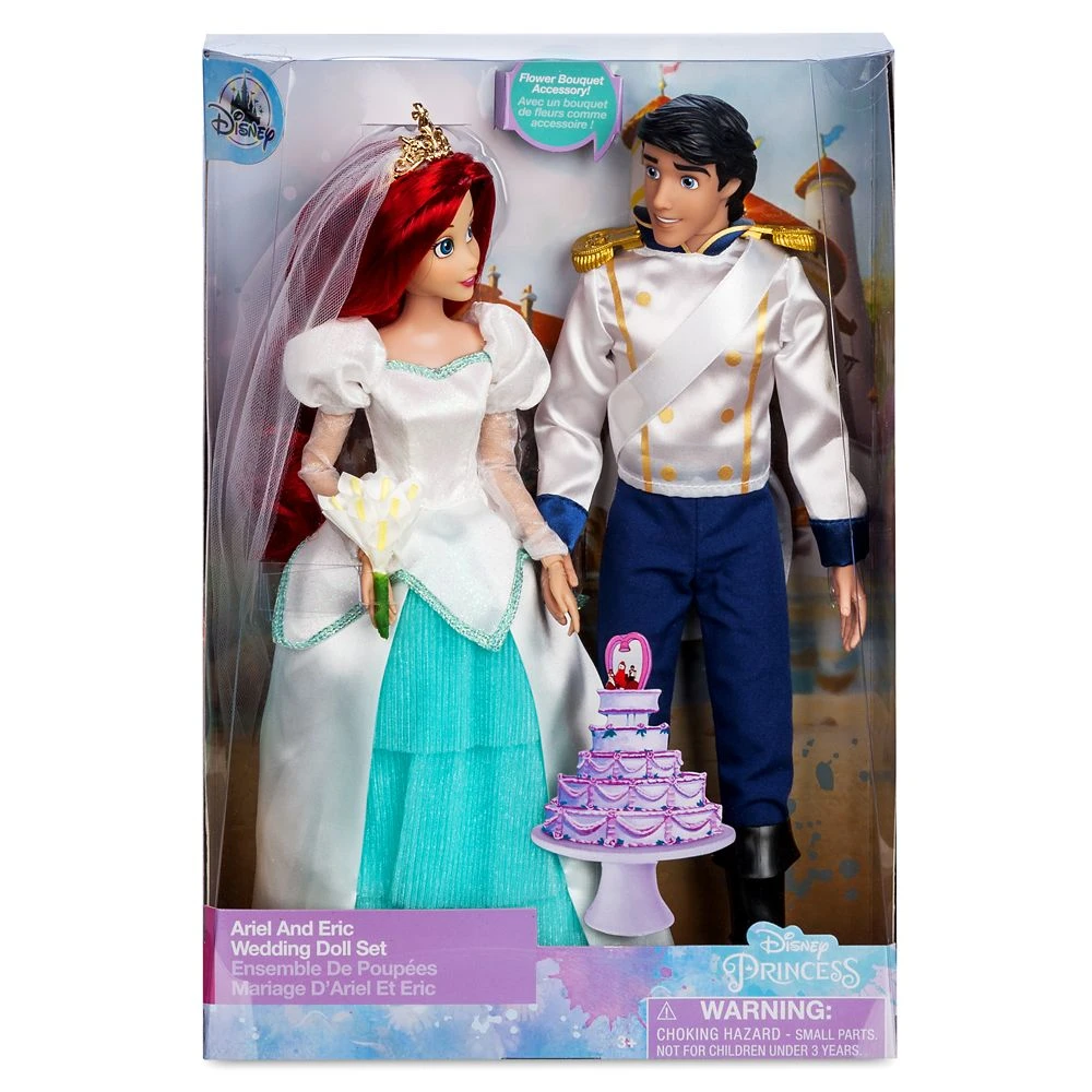 Disney Ariel And Eric Wedding Doll Set β The Little Mermaid - Image 6