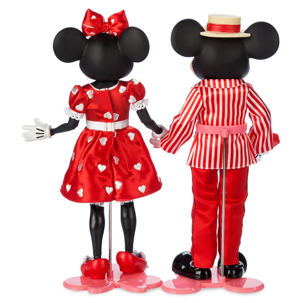 Disney Mickey Mouse And Minnie Mouse Valentine's Day Limited Edition Doll Set β 12'' - Image 3