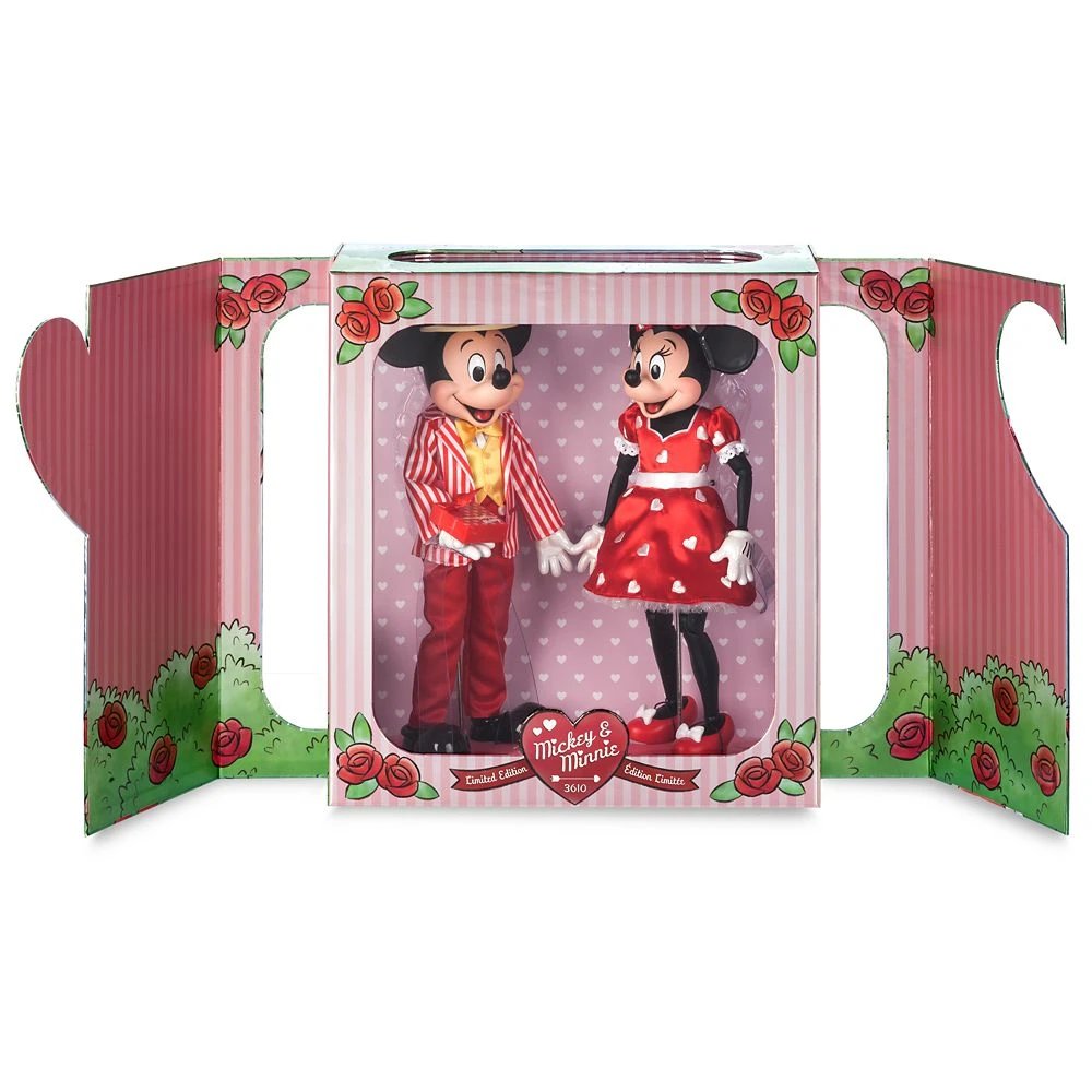 Disney Mickey Mouse And Minnie Mouse Valentine's Day Limited Edition Doll Set β 12'' - Image 9