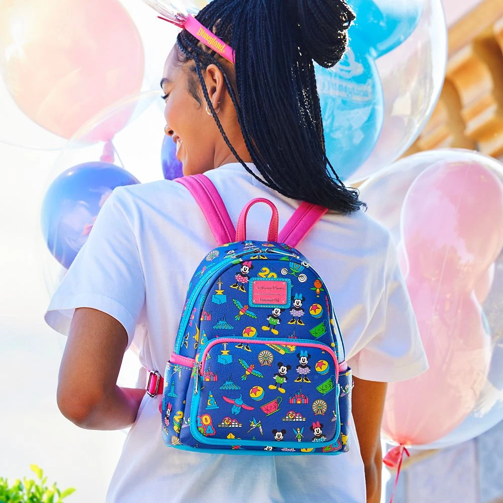 Mickey Mouse And Friends Loungefly Mini Backpack – Disneyland 2024 - Image 2