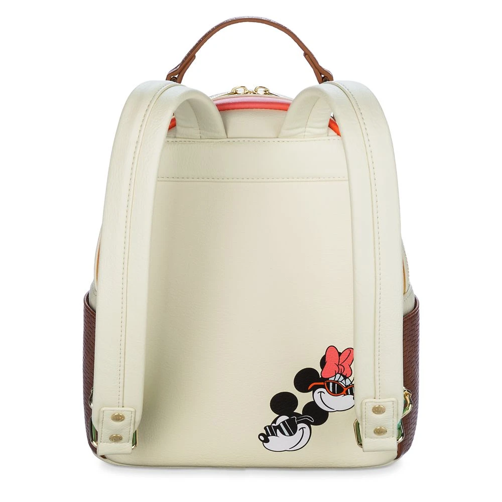 Disney Mickey And Minnie Mouse Beach Loungefly Mini Backpack - Image 4