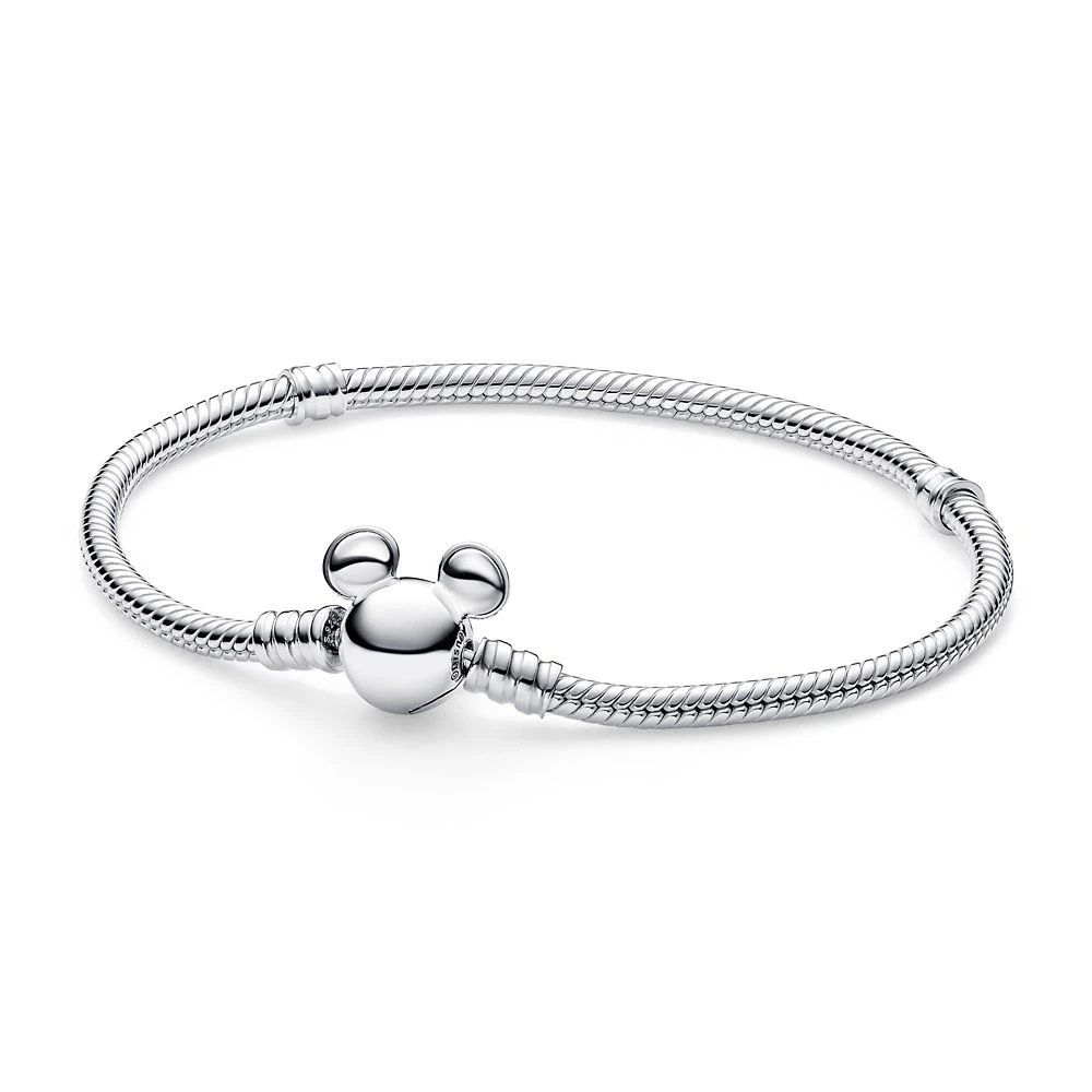 Disney Mickey Mouse Icon Snake Chain Bracelet By Pandora β Silver