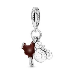 Disney Mickey Mouse Ice Cream And Donut Dangle Charm By Pandora