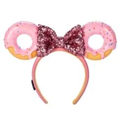 Minnie Mouse Donut Ear Headband For Adults β Disney Eats