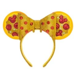 Minnie Mouse Pizza Ear Headband For Adults β Disney Eats
