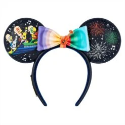 Disney The Three Caballeros Glow-in-the-Dark Loungefly Ear Headband With Removable Bow For Adults – EPCOT