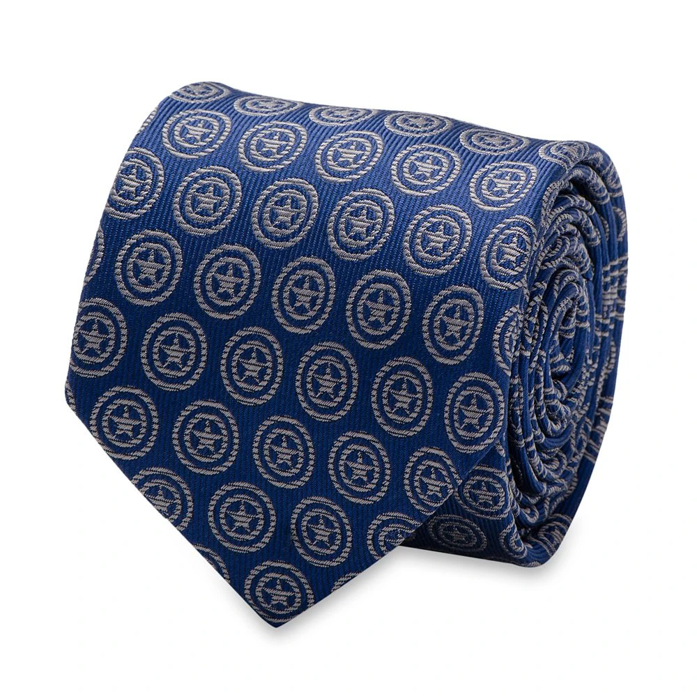 Disney Captain America Shield Silk Tie For Adults - Image 2