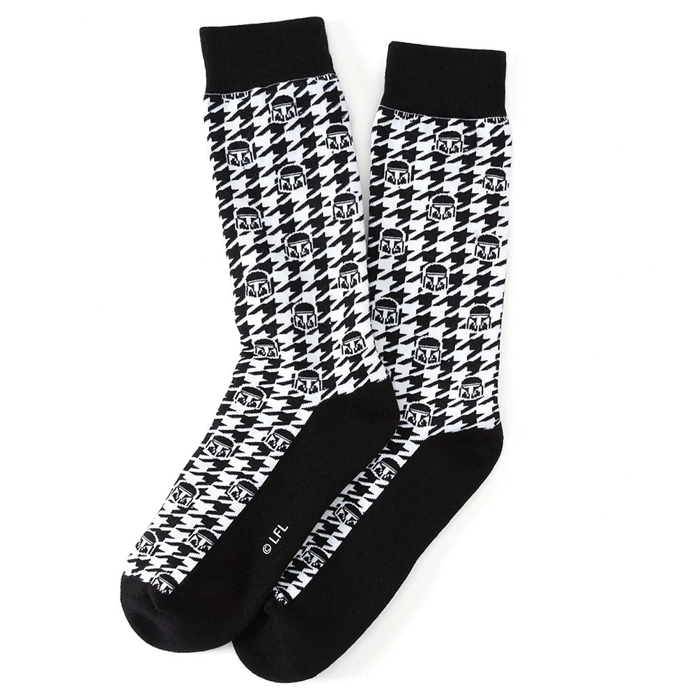 Disney The Mandalorian Houndstooth Socks For Adults – Star Wars: The Mandalorian - Image 2