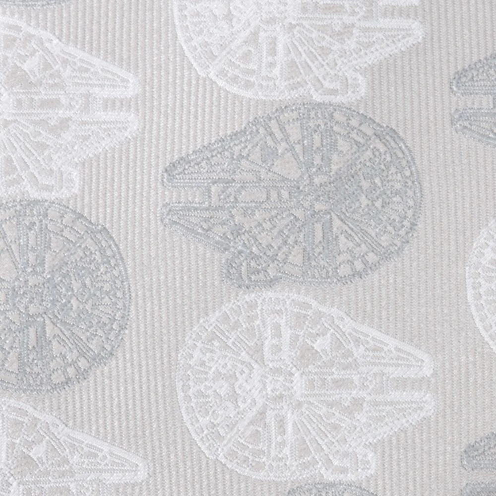 Disney Millennium Falcon Gray Silk Tie For Adults β Star Wars - Image 3