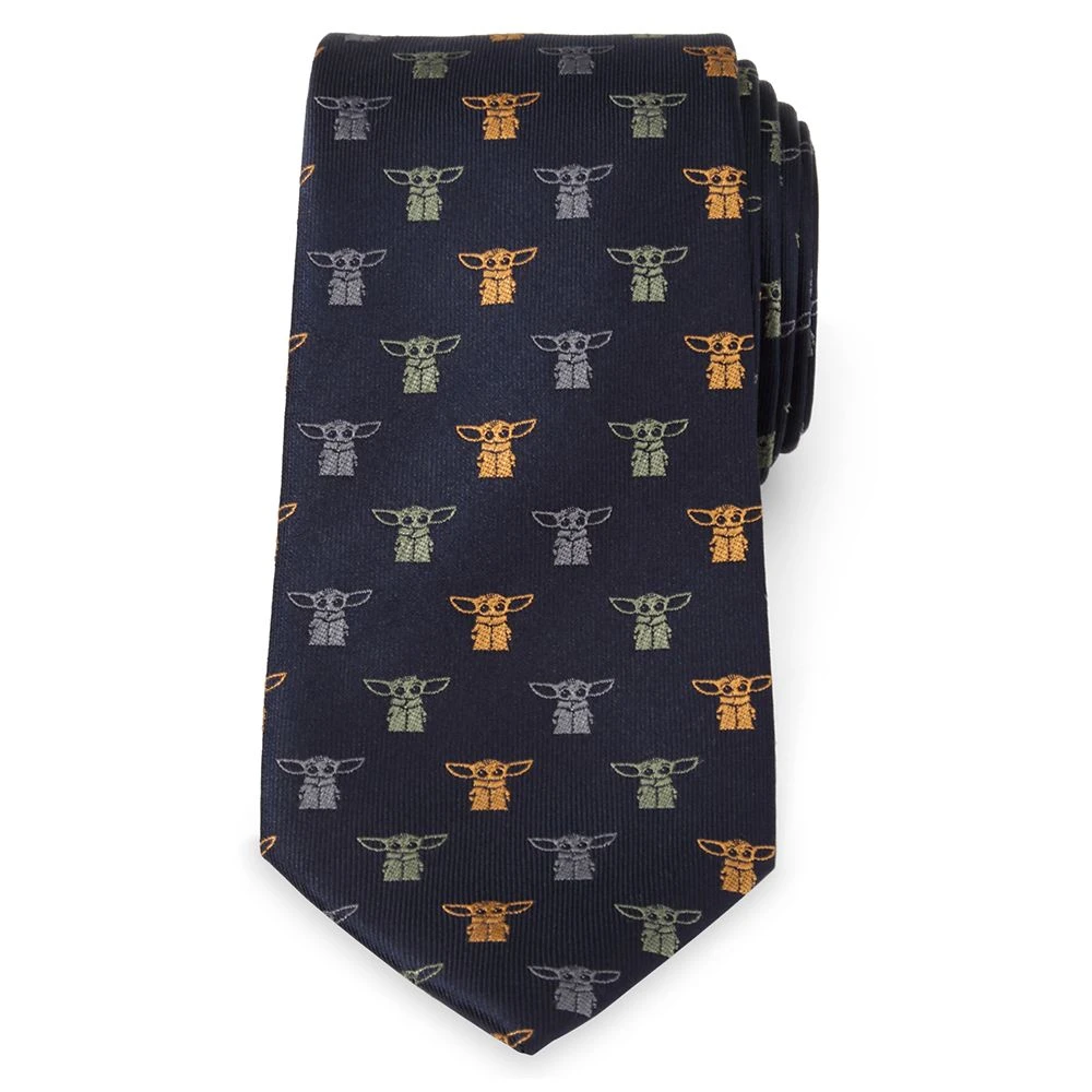 Disney The Child Navy Silk Tie β Star Wars: The Mandalorian - Image 2