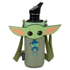 Disney Grogu Stainless Steel Water Bottle And Cooler Tote – Star Wars: The Mandalorian