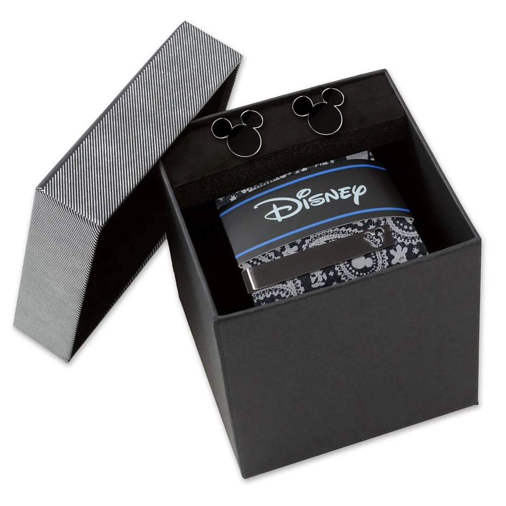 Disney Mickey Mouse Icon Tie, Cufflinks And Tie Clip Gift Set - Image 2