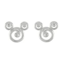 Disney Mickey Mouse Swirl Icon Earrings By Rebecca Hook